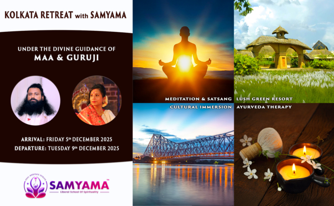 Kolkata Retreat with SAMYAMA Poster - December 2025